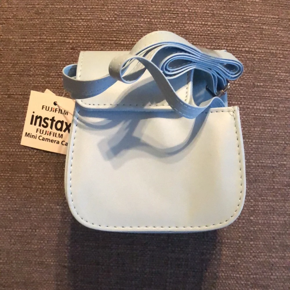 Fujifilm Light Blue Instax Mini Camera Case Crossbody